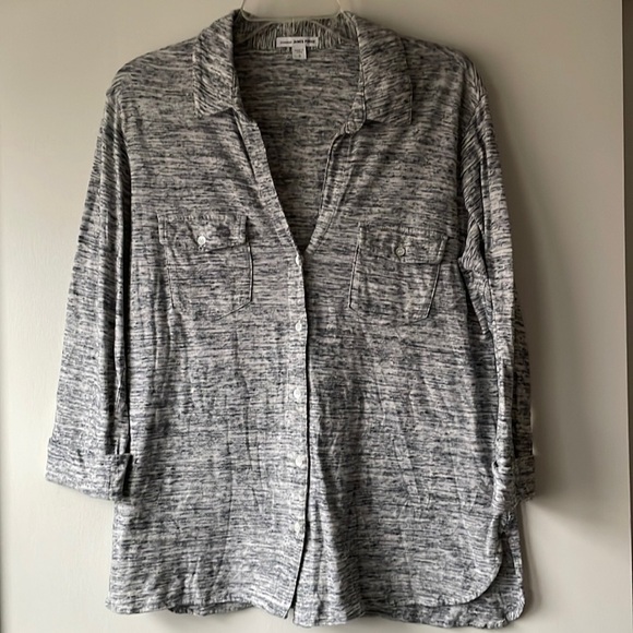 James Perse Button Down Shirt. Size 3 Large B1 - Picture 1 of 4